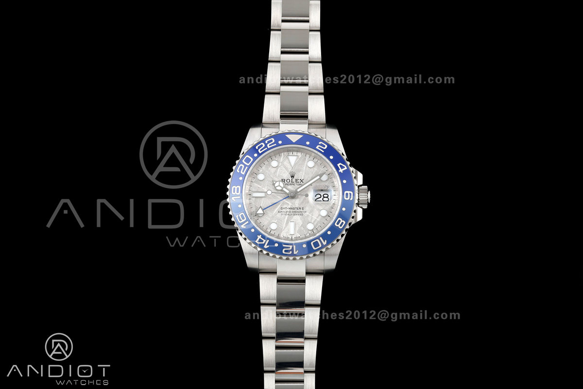 GMT-Master II Blue Ceramic ARF 1:1 Best Edition Meteorite Dial On Oyster Bracelet DD3285 CHS